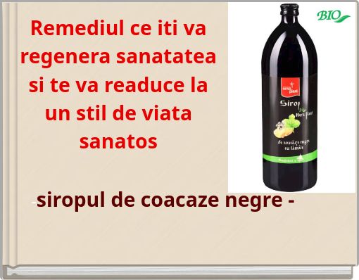 Remediul ce iti va regenera sanatatea si te va readuce la un stil de viata sanatos