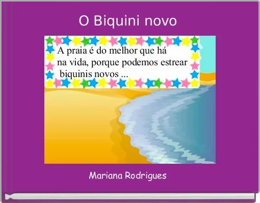 Front cover of 'O Biquini novo ' 