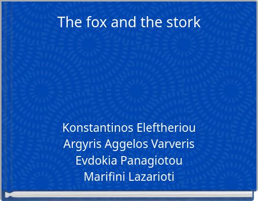 The fox and the stork