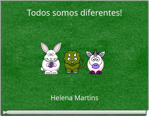 Front cover of 'Todos somos diferentes!' 