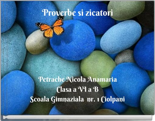Proverbe si zicatori
