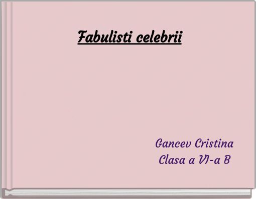 Fabulisti celebrii
