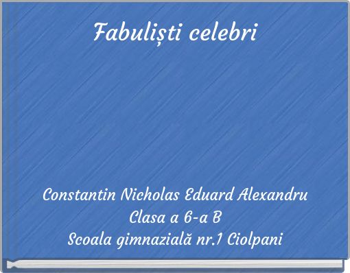 Fabuliști celebri