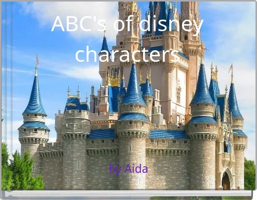 ABC's of disney characters