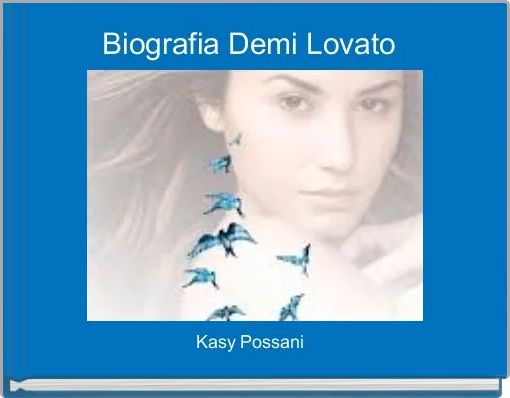 Front cover of 'Biografia Demi Lovato ' 