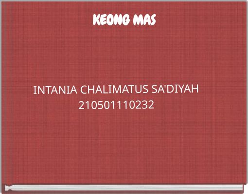 KEONG MAS