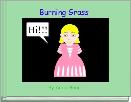 Front cover of 'Burning Grass ' 