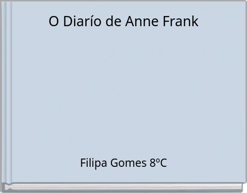 Front cover of 'O Diarío de Anne Frank' 