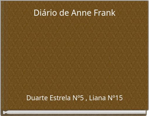 Di&aacute;rio de Anne Frank