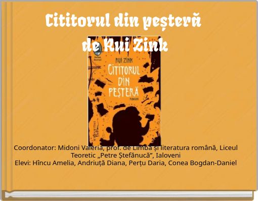 Cititorul din peșteră de Rui Zink