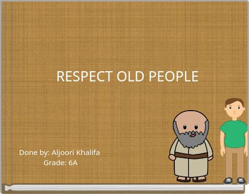 Book Cover for: RESPECT OLD PEOPLE