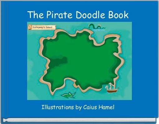 Front cover of 'The Pirate Doodle Book ' 