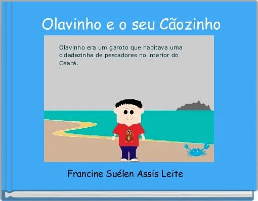 Front cover of ' Olavinho e o seu Cãozinho' 