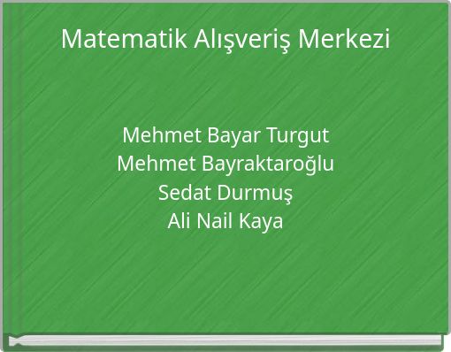 Matematik Alışveriş Merkezi