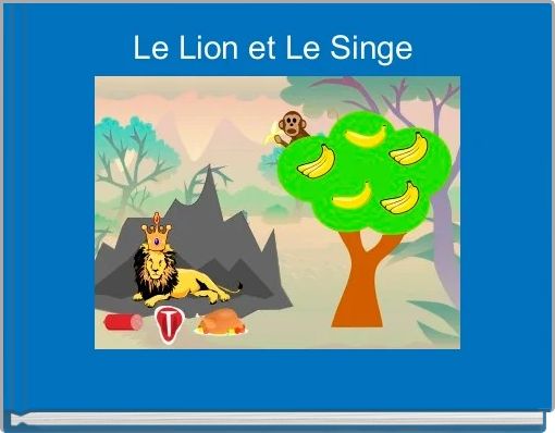 Front cover of 'Le Lion et Le Singe ' 