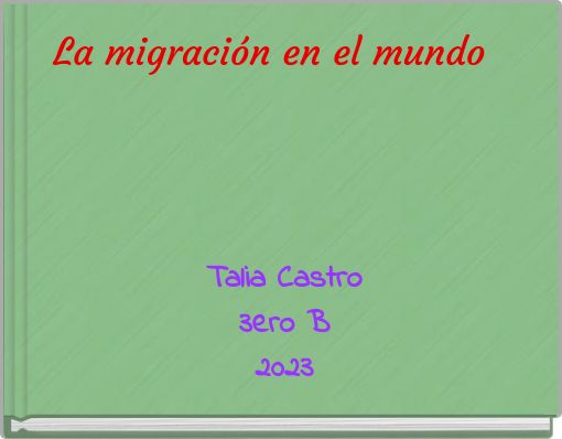 La migración en el mundo