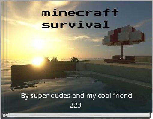 Front cover of 'minecraft survival' 