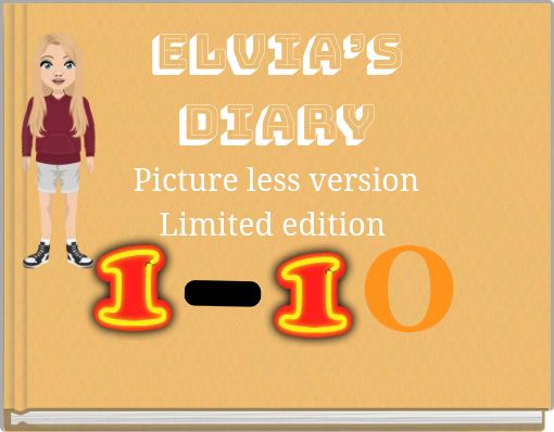 Elvia’s Diary Picture less version Limited edition