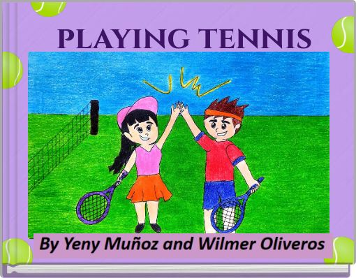 playing tennis