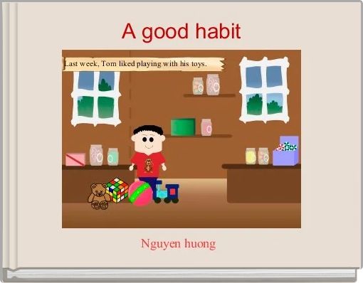 Front cover of 'A good habit' 