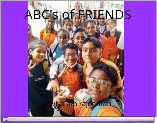 Front cover of 'ABC's of FRIENDS' 