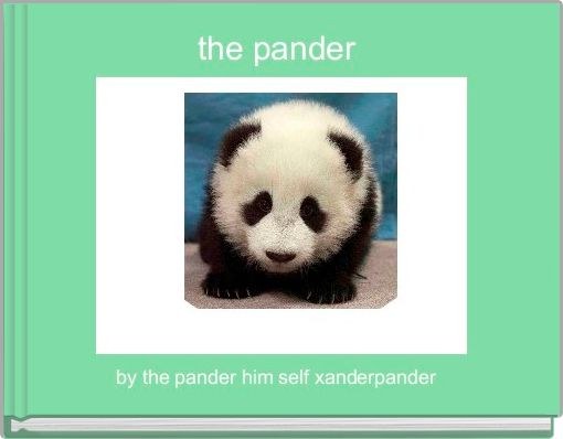 Book Cover for: the pander 