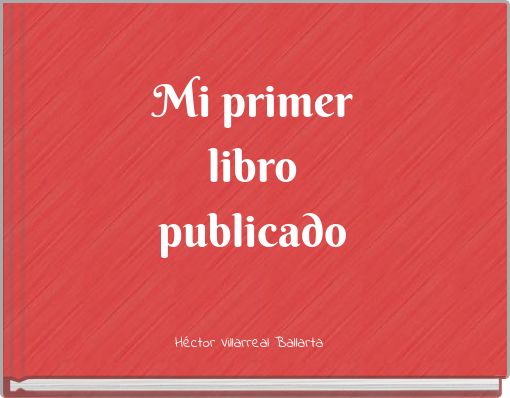 Mi primer libro publicado