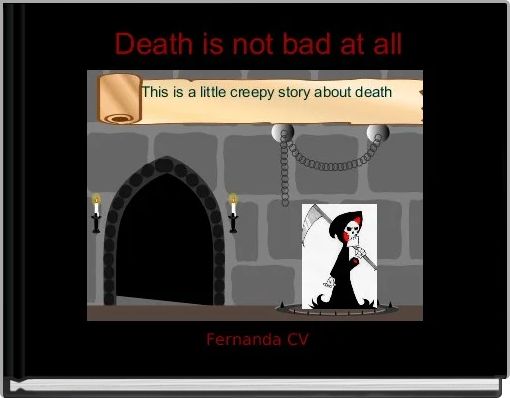 Front cover of 'Death is not bad at all' 