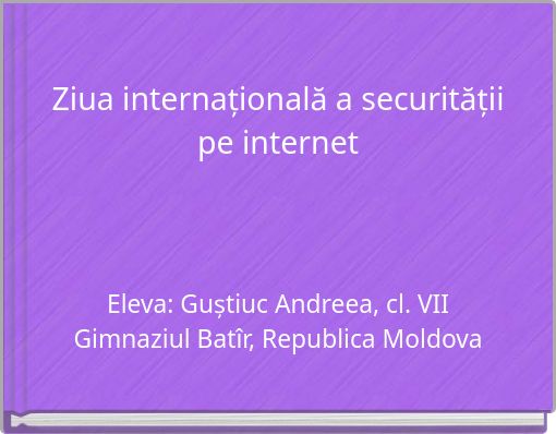 Ziua internațională a securității pe internet