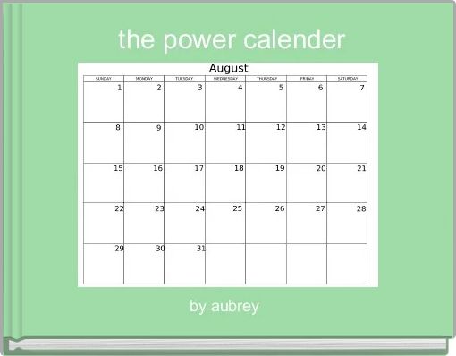  the power calender