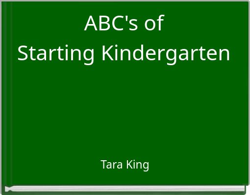 ABC's of Starting Kindergarten