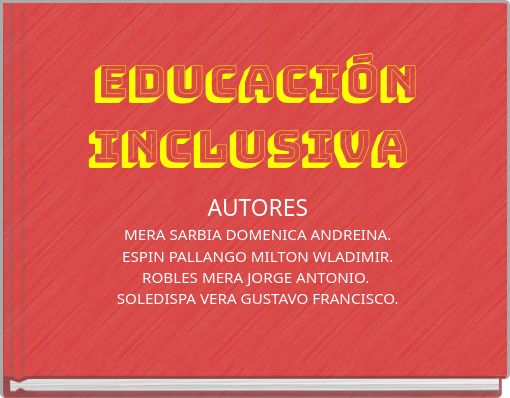 EDUCACIÓN INCLUSIVA