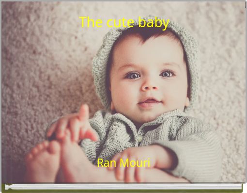 The cute baby