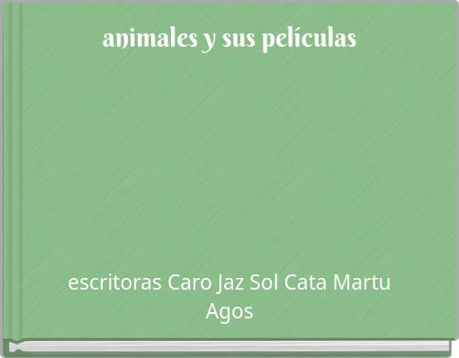 animales y sus películas
