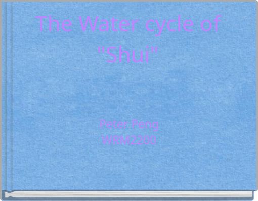 The Water cycle of "Shui"