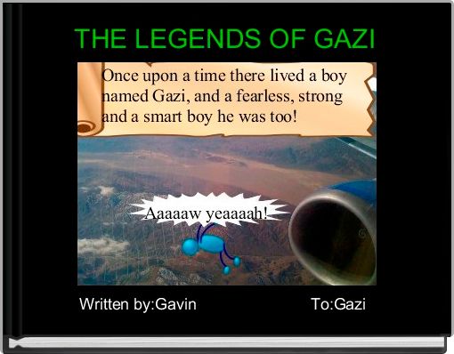 Front cover of ' THE LEGENDS OF GAZI ' 