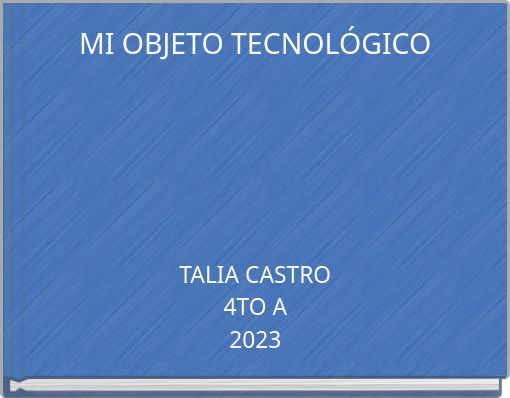 MI OBJETO TECNOLÓGICO