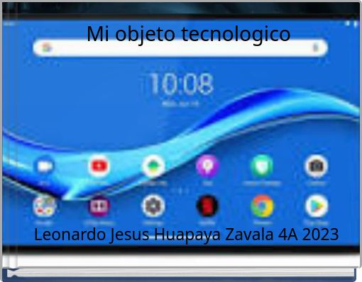 Front cover of 'Mi objeto tecnologico' 