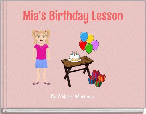 Mia's Birthday Lesson