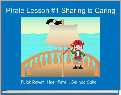 Front cover of 'Pirate Lesson #1 Sharing is Caring' 