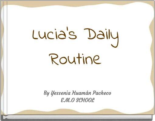 Book Cover for: Lucia's Daily Routine