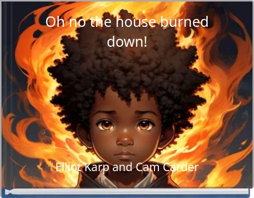 Book Cover for: Oh no the house burned down!