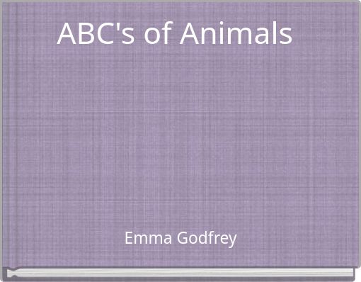 ABC's of Animals