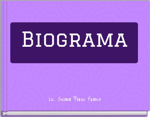 Front cover of 'Biograma' 