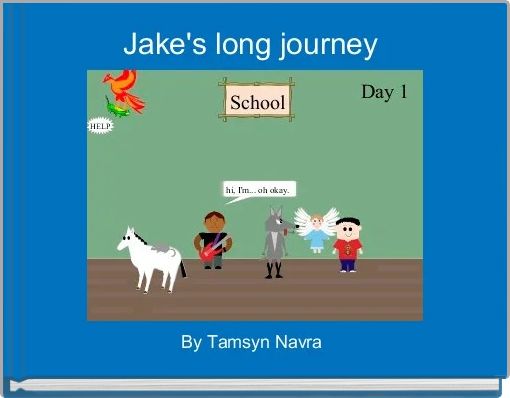 Front cover of 'Jake's long journey ' 
