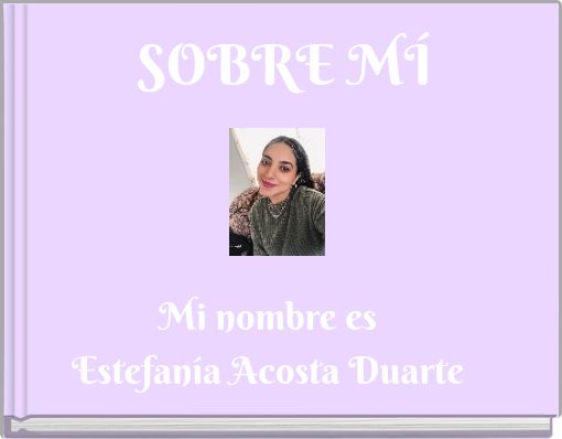 Front cover of 'SOBRE MÍ' 