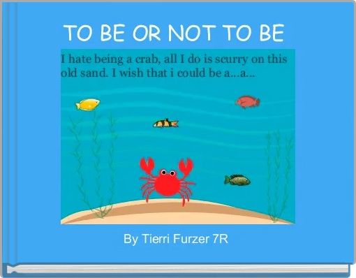 Front cover of 'TO BE OR NOT TO BE ' 