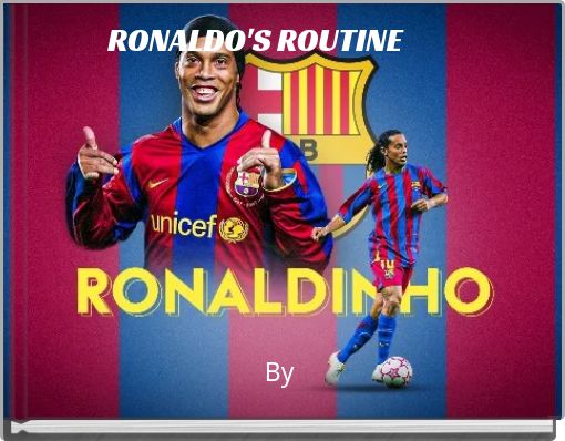 Front cover of 'RONALDO'S ROUTINE' 