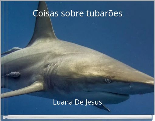 Front cover of 'Coisas sobre tubarões' 
