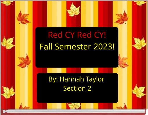Red CY Red CY! Fall Semester 2023!